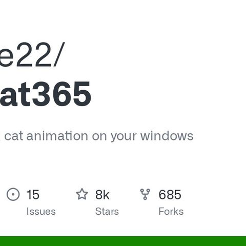 GitHub - Kyome22/RunCat365: A cute running cat animation on your ...