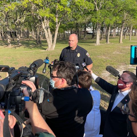 Bryan Police Chief Eric Buske discusses multiple shooting at Kent Moore Cabinets