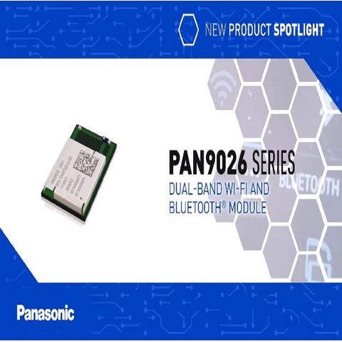 Panasonic PAN9026 Series Dual-Band Wi-Fi and Bluetooth Module