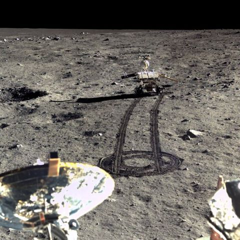 Chinese Rover on the Moon