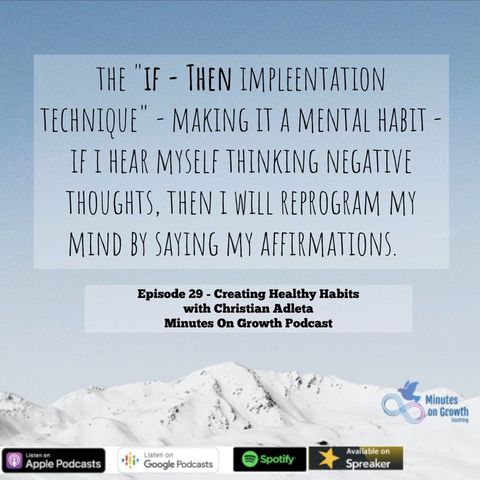 Episode 29: Creating Healthy Habits with Christian Adleta
