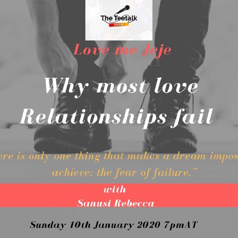 Why Most Relationship Fails Episode 82 - Sanusi Rebecca's podcast