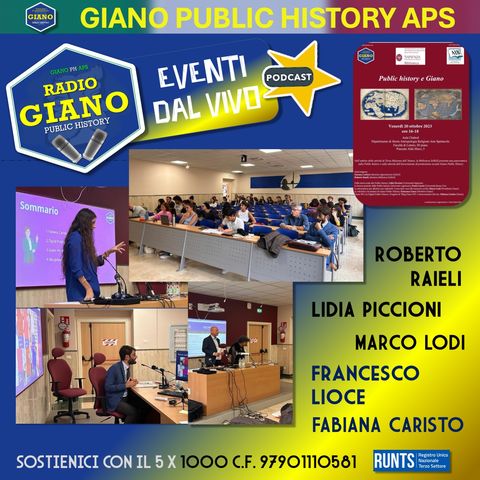 Università SAPIENZA ROMA - PUBLIC HISTORY E GIANO PH APS