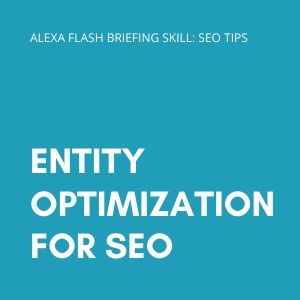 Entity optimization for SEO