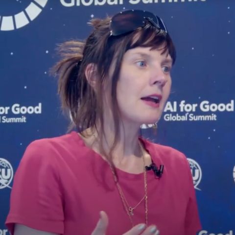 ITU INTERVIEWS @ ITU AI for Good Global Summit: Jovanka von Wilsdorf, Diana AI song contest