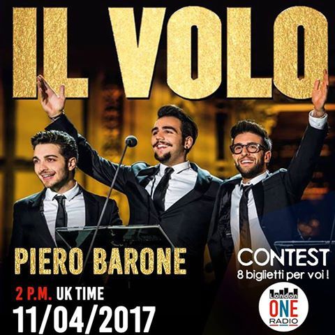 INTERVISTA  a Piero Barone -IL Volo- peril concerto di LONDRA 23 Maggio al The Royal Albert Hall!!!!!!