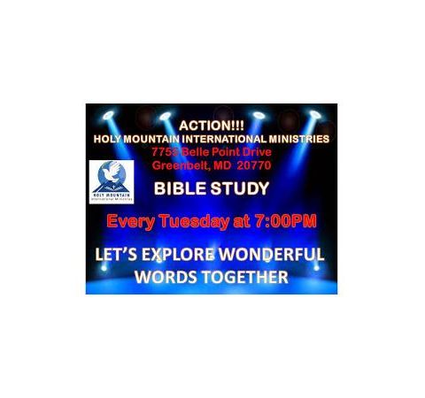 Bible Study 22 September 2015 at Holy Mountain International Ministries