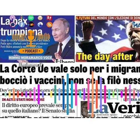 Rassegna stampa del 8 novembre 2024