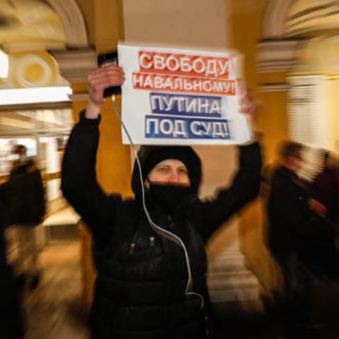 Il giorno della protesta per Navalny