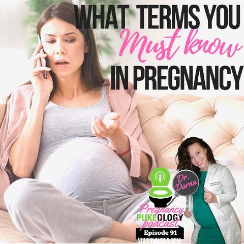 Pregnancy Terms and Definitions You Must Know- Pregnancy Podcast Pukeology Ep. 91
