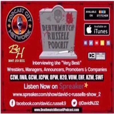 "Death Match Russell PodCast"! Ep #403 With Professional Wrestler MrWright & Manager Queen Of Hearts MrsWright Tune in!