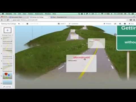 Using Prezi Templates to Create a Presentation