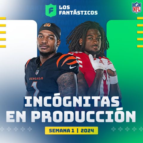 ¿Incógnita en producción en dos WRs de élite? Semana 1 Fantasy Football