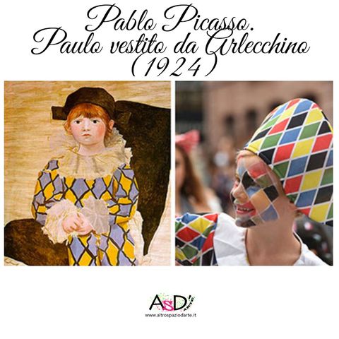 Episodio 13 - Pablo Picasso - Paulo vestito da Arlecchino - 05/02/21
