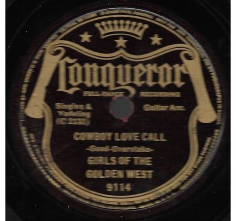 Paul Howard and His Cotton Pickers ,  Girls of the Golden West  Sunday AM Tunes
