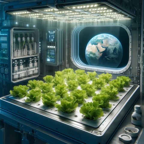 Ever wondered if astronauts can grow their own salad?