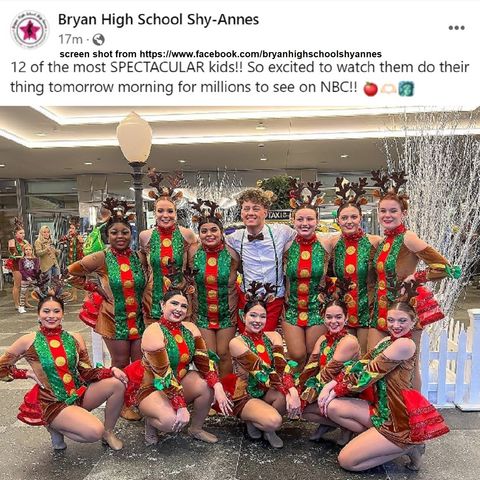 Bryan High School's Shy-Annes dance and drill team is in New York City preparing for the Macy's Thanksgiving Day parade