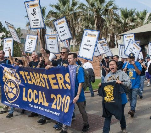 Teamsters Go On Strike at UCLA & Other UC Locations