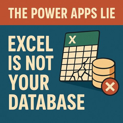 Excel Is Not a Database: Power Apps Dataverse Migration Explained