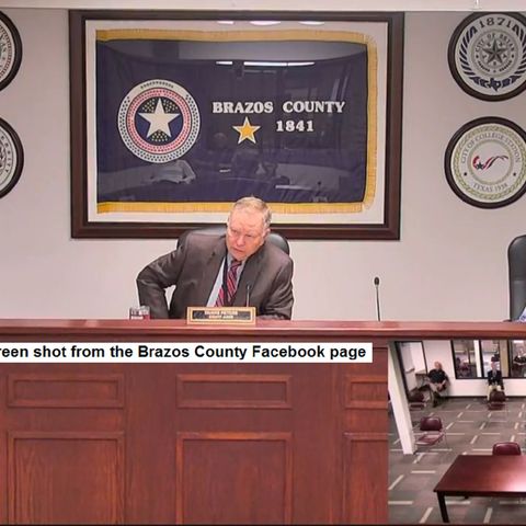 Brazos County commissioners discuss going to all online meetings