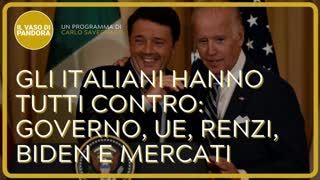 Gli italiani hanno tutti contro governo, UE, Renzi, Biden e mercati - Antonio Di Siena