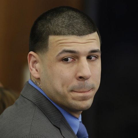 Aaron Hernandez Tears Up As 'Not Guilty' Verdict Read