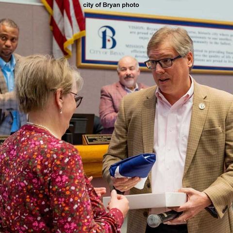 Bryan council tributes to Flynn Adcock