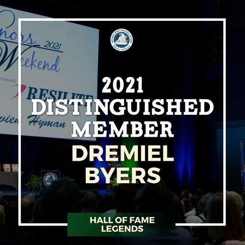 2021 Distinguished Member Dremiel Byers