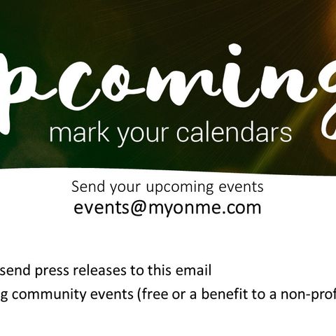Events Calendar - Friday, April 30th
