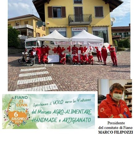 FIANO CI COVA-Croce Rossa di Fiano-Rosangela intervista al Presidente del comitato di Fiano Marco Filipozzi e ...