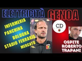 ELETTRICITA' GENOA - Dall'infermeria alla panchina, dalla partita col Bologna alla questione Stadio