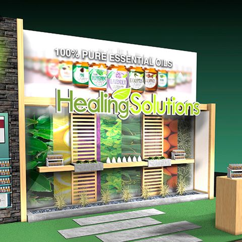 Healing Solutions Trade Show Display