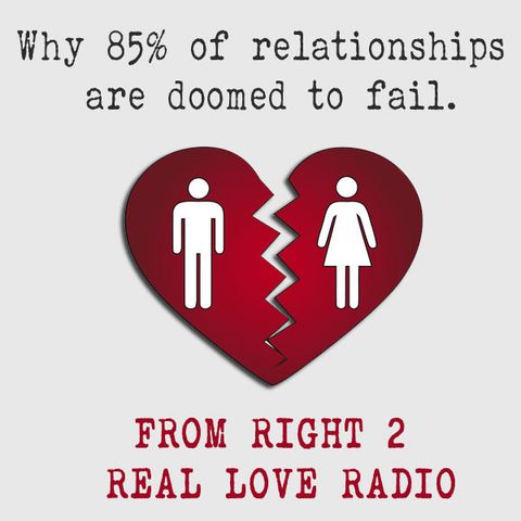 Why 85% of #relationships are doomed to #fail.