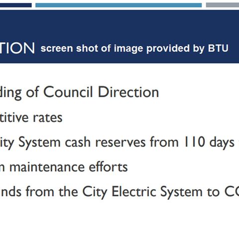 Bryan city council approves four BTU objectives, including a new BTU excess revenue transfer to the city's capital projects fund