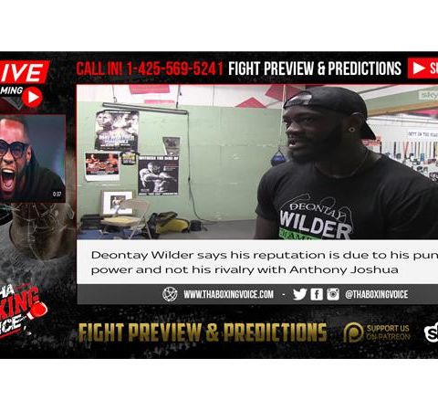 🚨Deontay Wilder says his 📈’status' is not built on Anthony Joshua rivalry😱⁉️