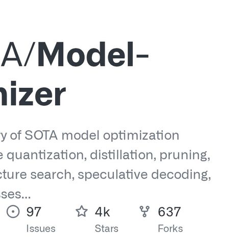 GitHub - NVIDIA/Model-Optimizer: A unified library of SOTA model optimization techniques like quantization, distillation, pruning, neural ar