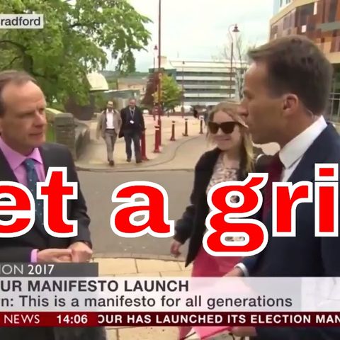 BBC reporter takes on more than he can handle.