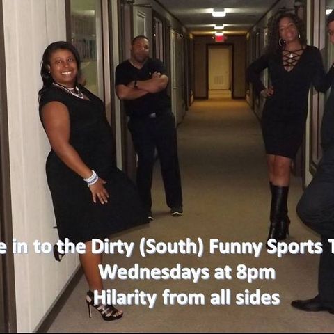 Dirty Funny Sports Talkshow Crew with MC Lightfoot