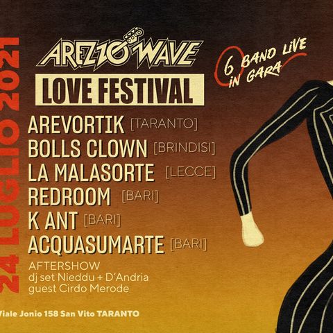 Arezzo Wave Music Contest Puglia 2021 - 24/07/2021