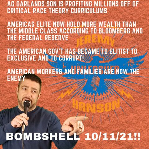 Elitists 1% own more wealth in America than all middle class combined!!!  BOMBSHELL REPORT!!!!!!
