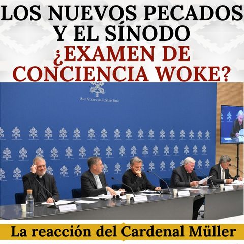 Los nuevos pecados y el Sínodo. ¿Examen de conciencia woke? Reacción del Cardenal Müller.