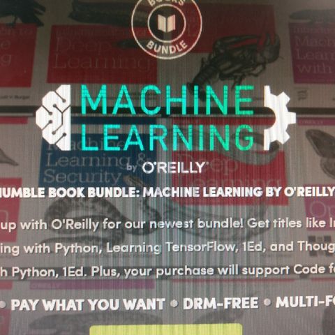 Humble Book Bundle: Machine Learning By O'Reilly