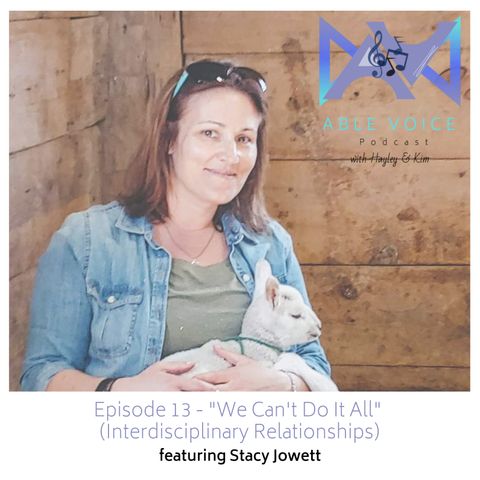 13. "We Can't Do It All" (Interdisciplinary Relationships) with Stacy Jowett