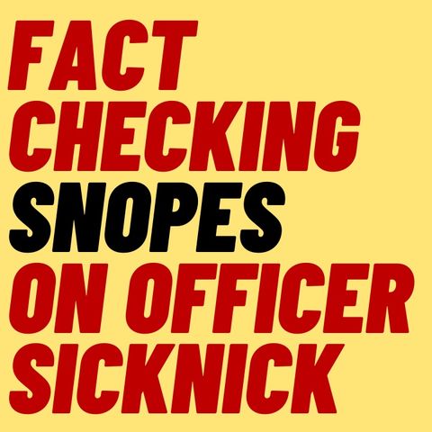FACT CHECKING SNOPES ON CAPITOL RIOT CLAIM