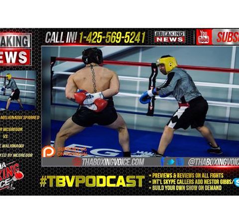 Conor McGregor Spars Paulie Malignaggi with Hands Behind his Back Photo Leaked
