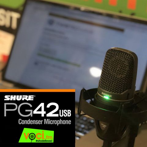 Clicca PLAY e ascolta la recensione del microfono SHURE PG42 USB