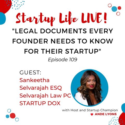 EP 109 Legal Documents Every Founder Needs to Know for Their Startup