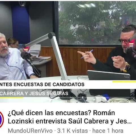 ¿Qué dicen las encuestas_ Román Lozinski entrevista Saúl Cabrera y Jesús Seguias