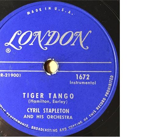 Cyril Stapleton & His Orchestra ‎– The Italian Theme / Tiger Tango