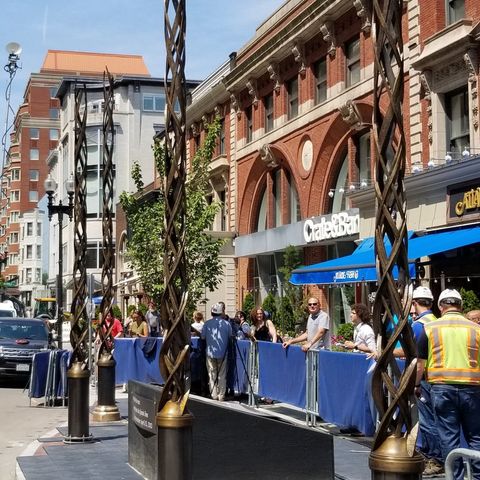 Boston Marathon Bombing Memorial Unveiled On Boylston Street